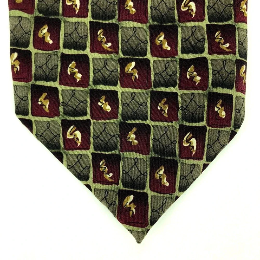 J Garcia Tie Big Bird Breaking Through Collection 20 Silk L57 W3.5 Made In Korea